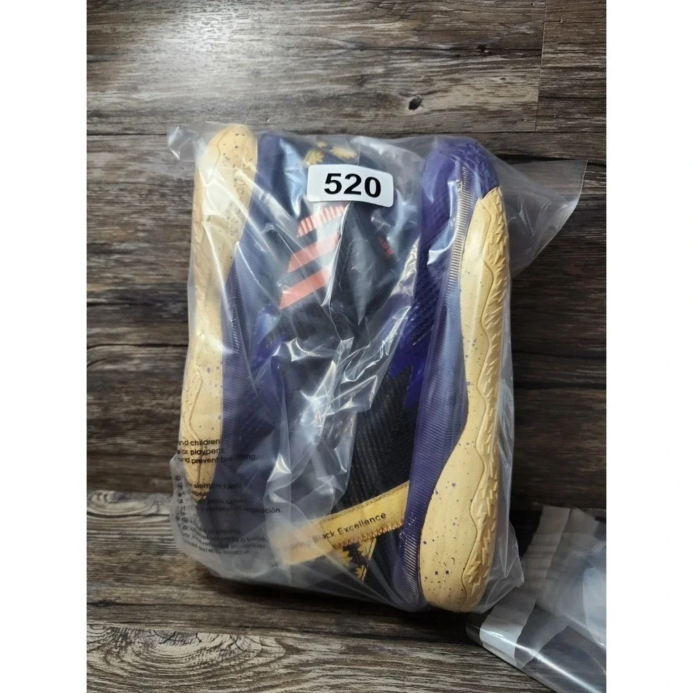 Adidas‎ Shoes Men 9 Dame 8 Black Excellence Purple Basketball Shoes Unisex